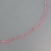 Saphirkette flache Rondelle facettiert pink ca.3-4,5mm