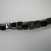 Schwarzer Spinell Würfelkette ca.4mm