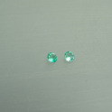 Smaragd rund facettiert, Paar ca.3,5mm, mehr Details: klick