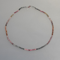 Spinell Rondellkette multicolor, facettiert ca.3mm