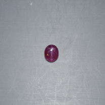 Sternrubin oval ca.5x7mm