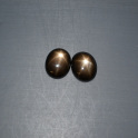 Sternsaphir oval, Paar ca.9x11,5mm, mehr Details: klick