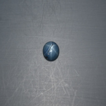 Sternsaphir oval ca.7,5x9mm