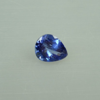 Tansanit Tropfen facettiert ca.10x11,5mm