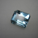 Topas bestrahlt Smaragdschliff ca.12x14mm, mehr Details: klick