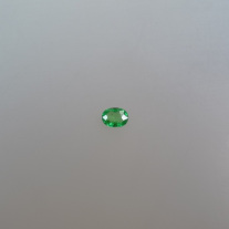 Tsavorit facettiert oval ca.7,5x6mm