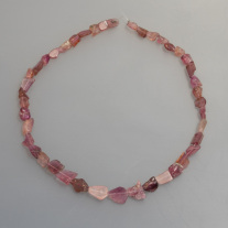 Turmalin Brockenkette pink ca.9mm