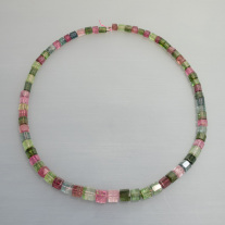 Turmalin Kristallkette bunt ca.5-8mm