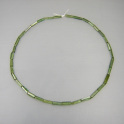 Turmalin Kristallkette gr&uuml;n ca.4x13mm, mehr Details: klick