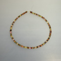 Turmalin Scheibenkette bunt, facettiert ca.6mm, mehr Details: klick