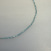 Turmalinkette hellblau facettierte Kugeln ca.3mm