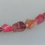 Turmalinkette pink Fantasieschliff ca.6-9mm