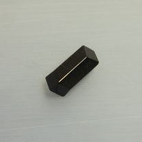 Turmalinkristall, Sch&ouml;rl, schwarz, geschliffen ca.11x22mm