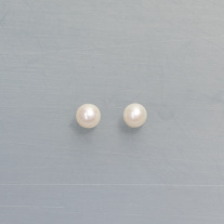 Süßwasserzuchtperlen rund ca.4,5mm, Paar