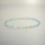 Unikatkette gearbeitet in 750/- Gelbgold, Aquamarin 