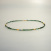 Unikatkette gearbeitet mit 750/- Gelbgold, Turmalin