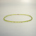 Unikatkette gearbeitet in 925/- Silber vergoldet, Peridot