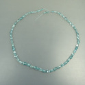 Zirkon Nuggetkette blau ca.6mm, mehr Details: klick
