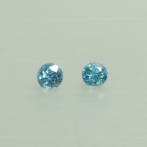 Zirkon Rund facettiert ca.4mm Paar