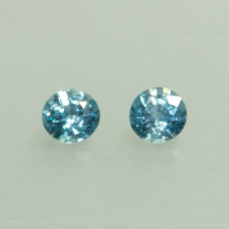 Zirkon Rund facettiert ca.6mm Paar